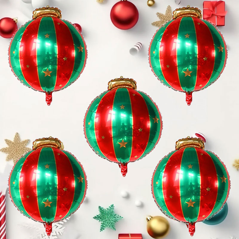 5pcs Red Green Christmas Ball  - Wedding Decor Supply Store recension och pris