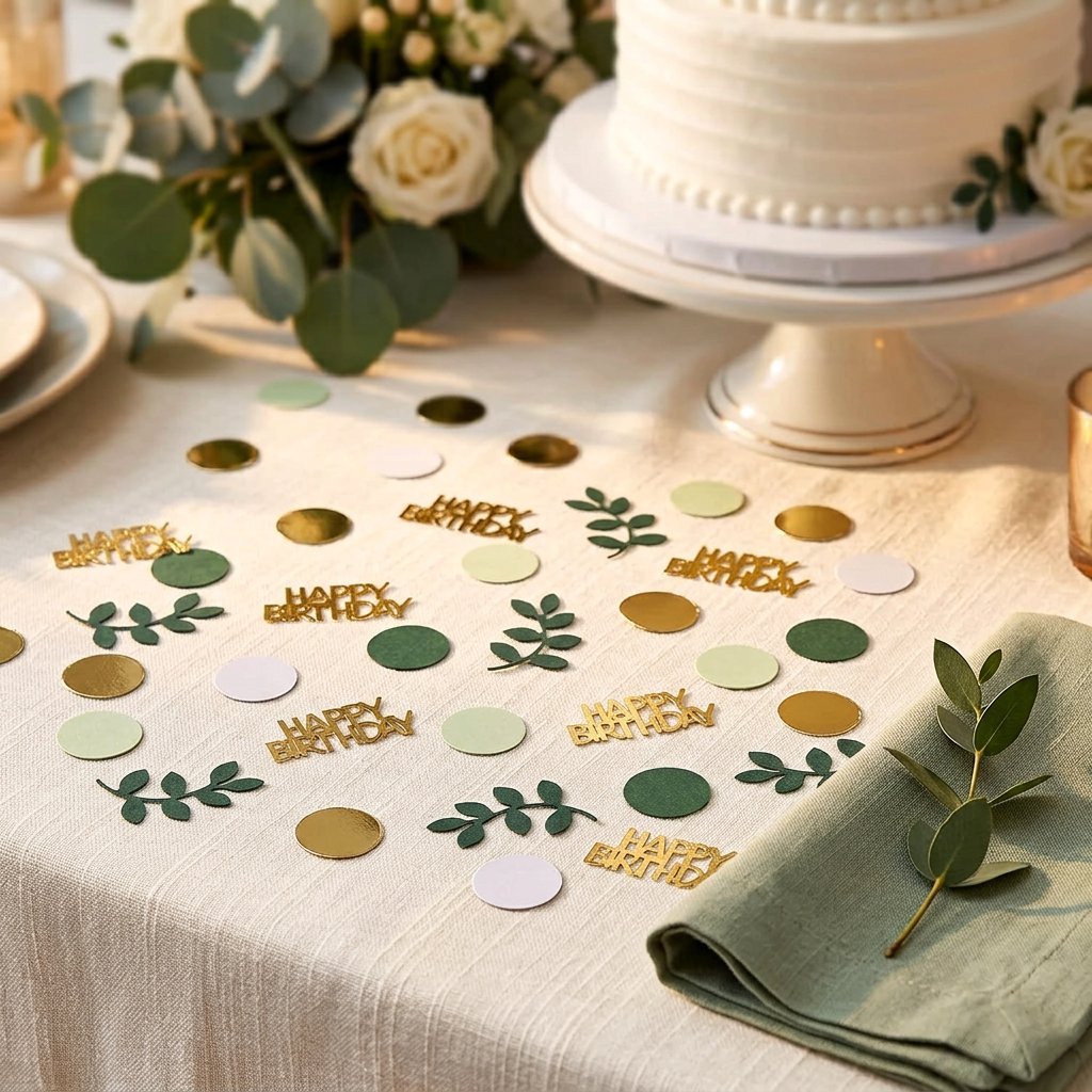 120 Gold Number Birthday Confe - Table Number Gold recension och pris