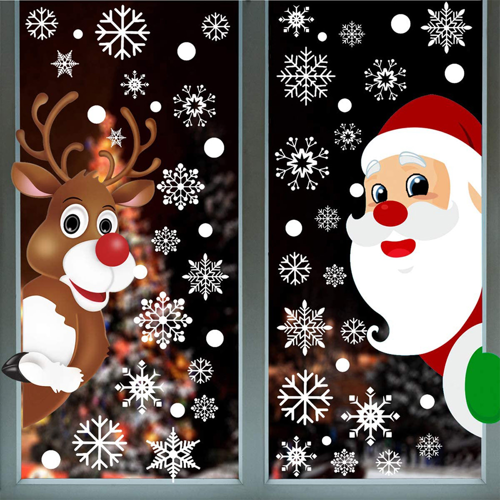Christmas Window Clings Sticke - Wedding Decor Supply Store recension och pris