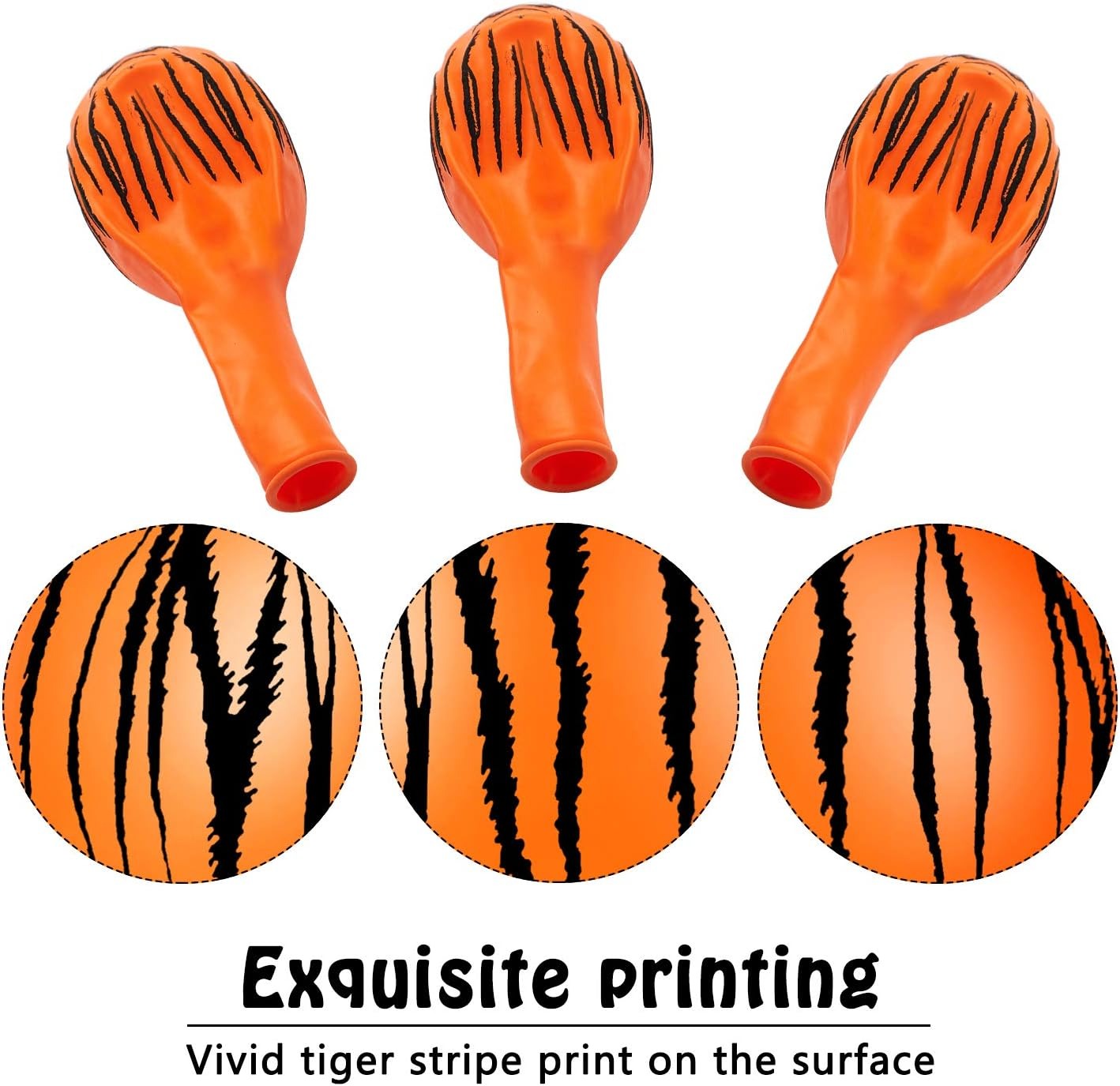 20/40Pcs  Tiger Balloons Tiger - Wedding Zoo recension och pris